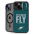 NFL Philadelphia Eagles Team Motto iPhone 15 Plus Kickstand Case